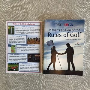 Golf Rules Guide by - Black and White Edition